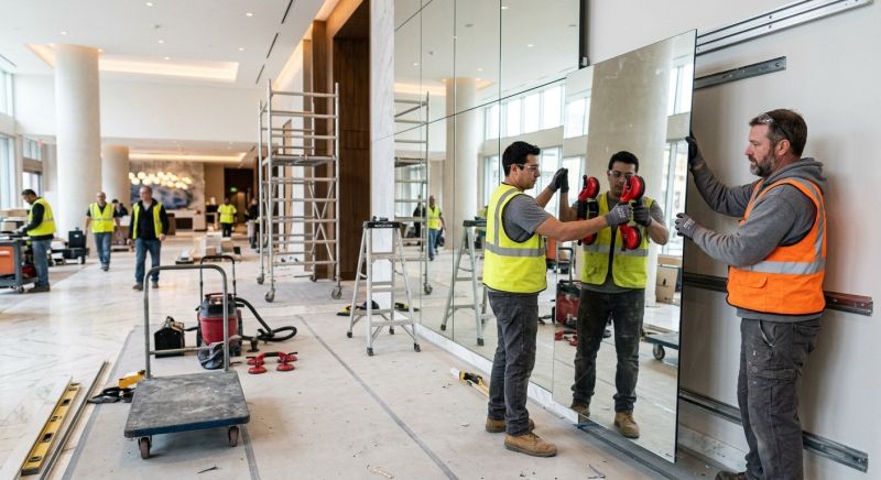 Commercial Mirror Installation in Arvada, CO