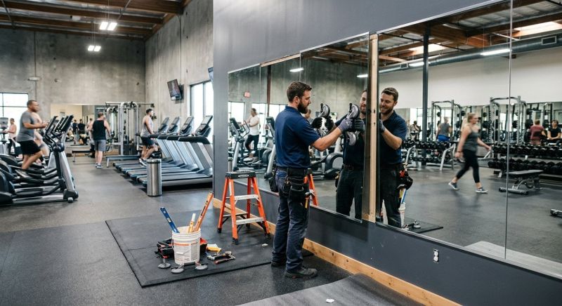 Gym Mirrors Installation in Arvada, CO