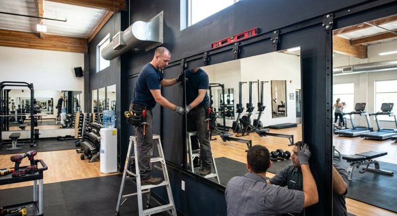 Workout Mirrors Installation in Arvada, CO