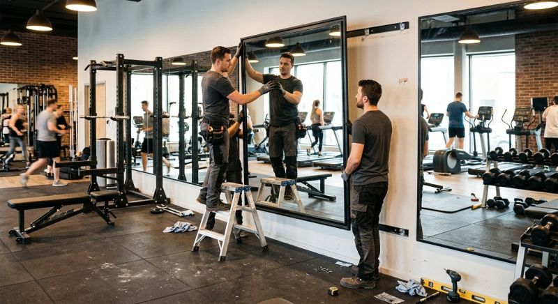 Workout Mirrors Installation in Boulder, CO